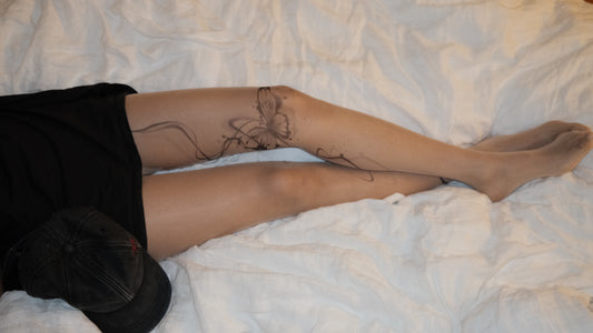 Butterfly Tattoo Sheer Tights